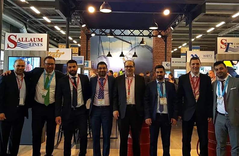Logisoft with the Sallaum Lines team at Breakbulk Europe in Antwerp