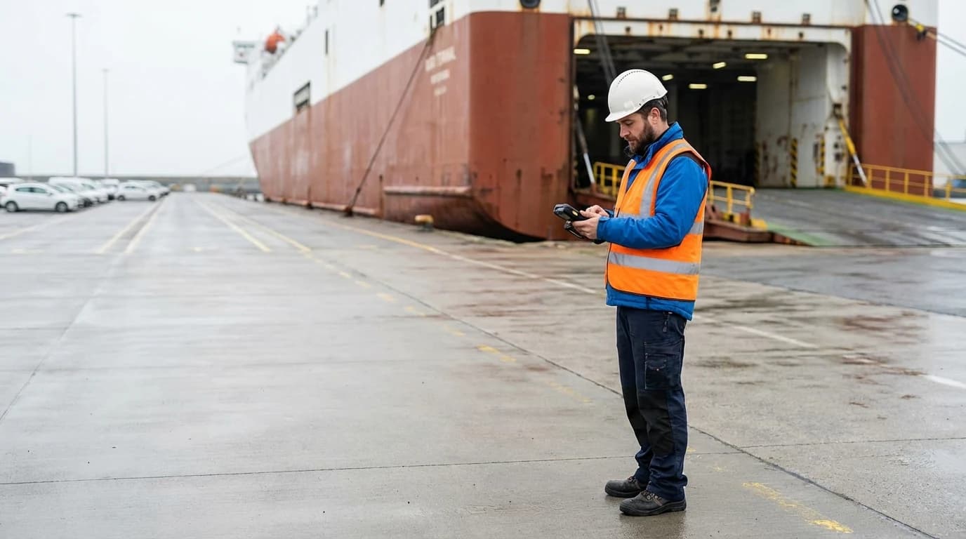 Logisoft handheld companion app, photo inspections and barcode scanning